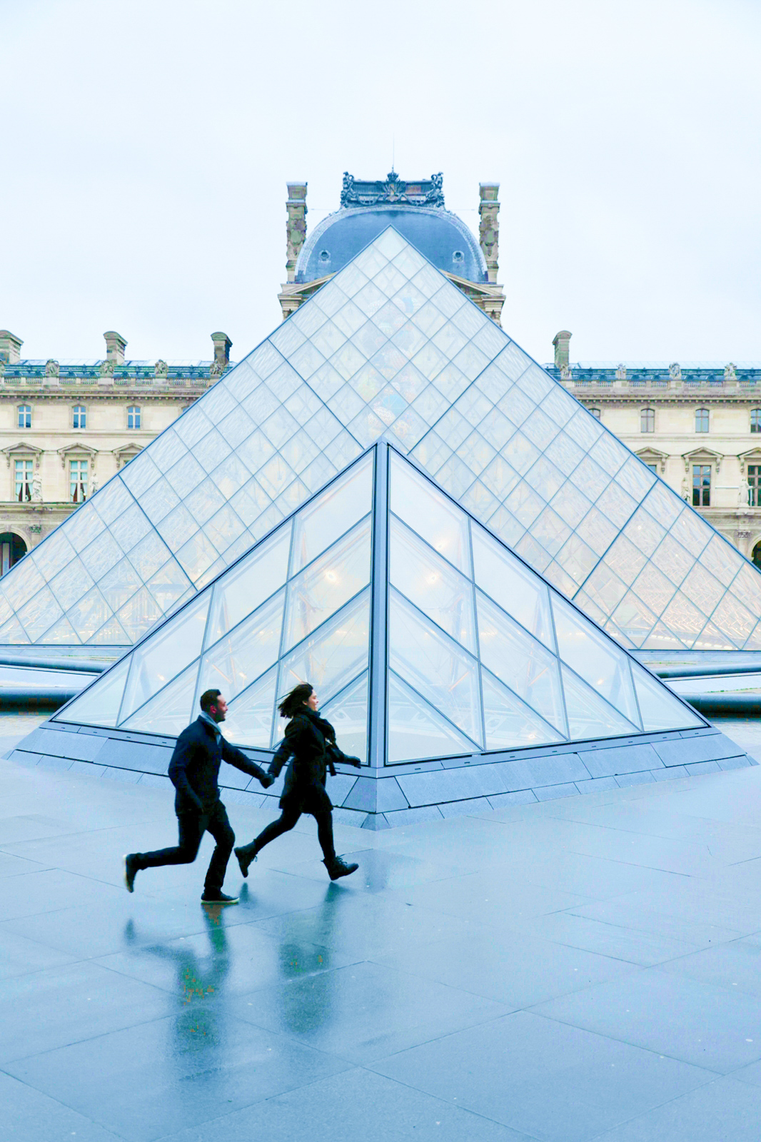 Eric e Fabiana no Louvre